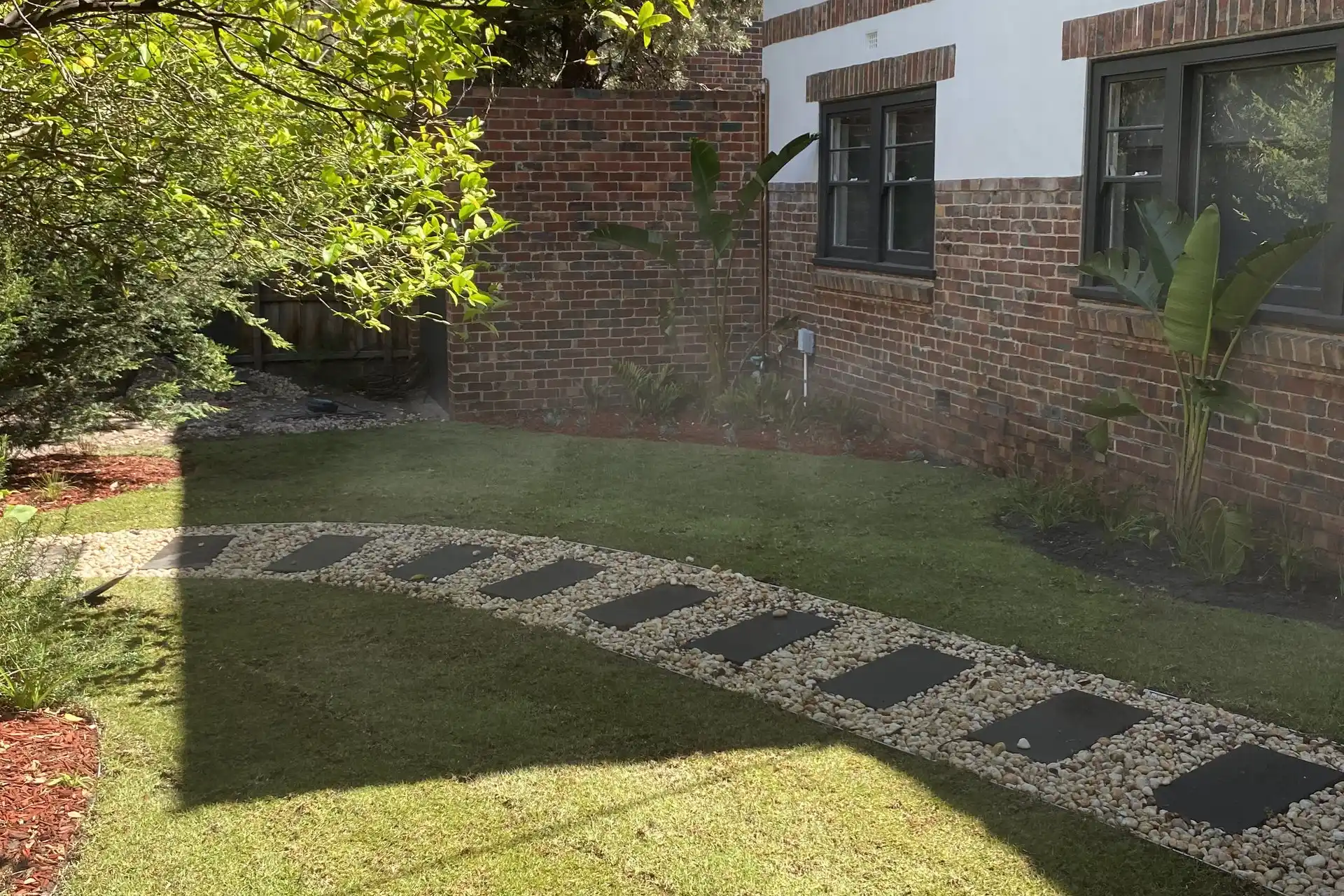 A lush, established Melbourne garden landscaped by Hakea Projects